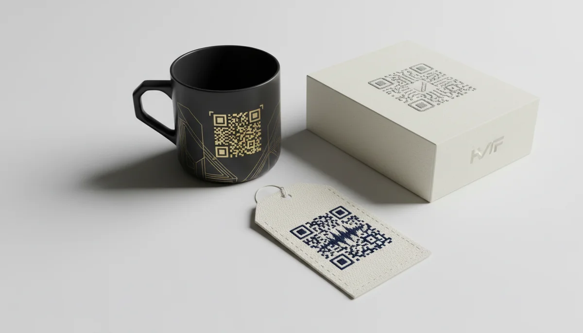 Colorful QR code integrated into a striking design, highlighting creative QR code campaigns.