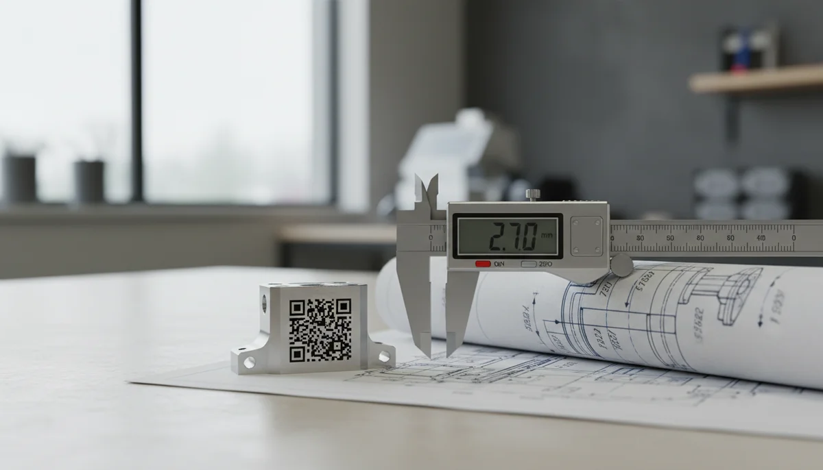 Smartphone scanning a QR code, illustrating the origin of QR codes in modern technology.